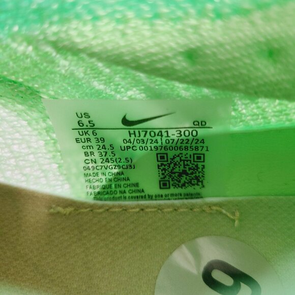 Nike Air Zoom Alphafly NEXT% 3 Eluid Kipchoge Running Shoes Hj7041-300 Size 6.5 main image 7